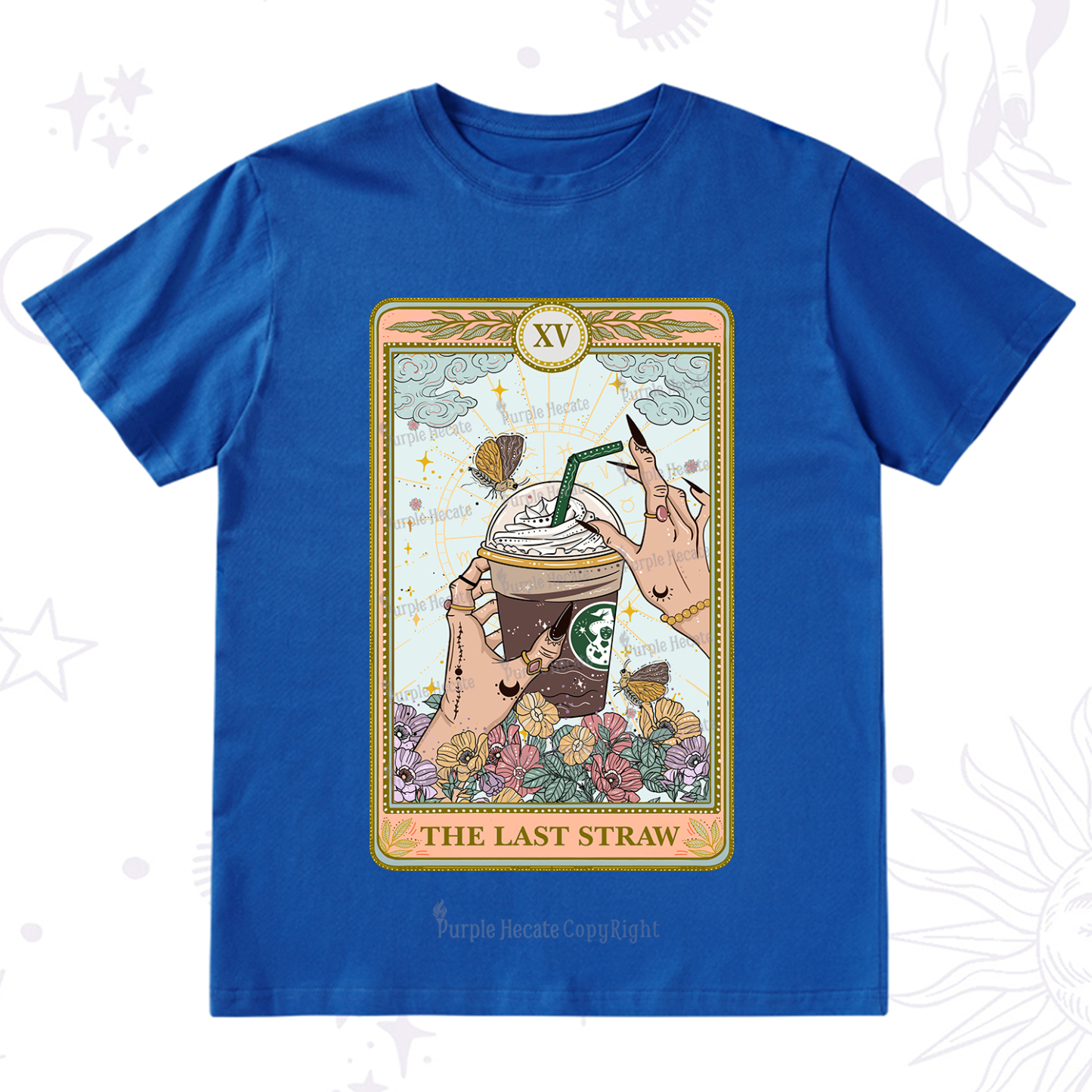 Purplehecate The Last Straw Tarot T-Shirt