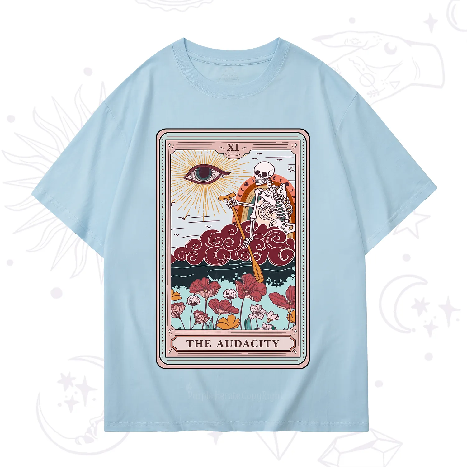 Purplehecate The Audacity Tarot Card T-Shirt