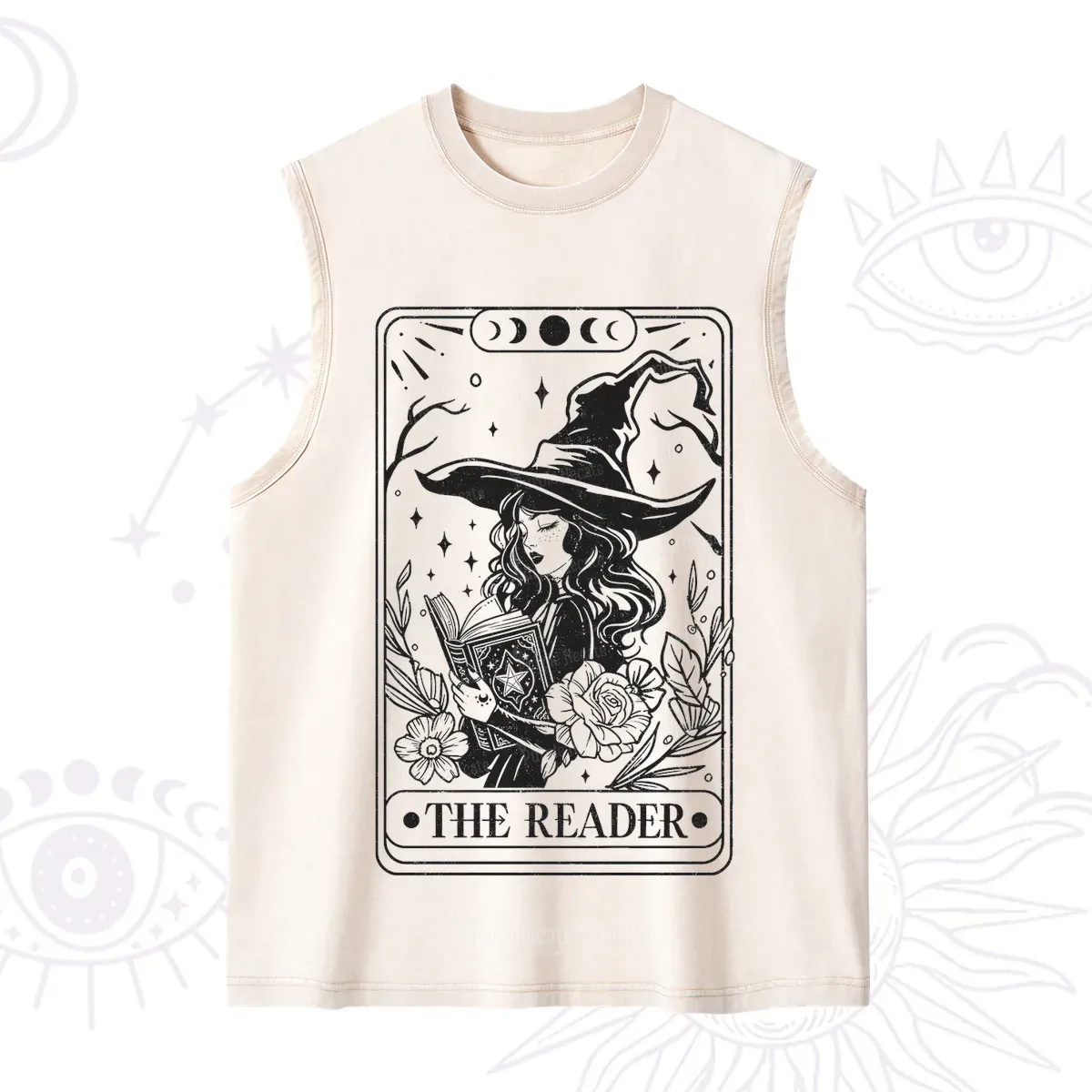 Purplehecate The Witch Reader Tarot Washed Tank