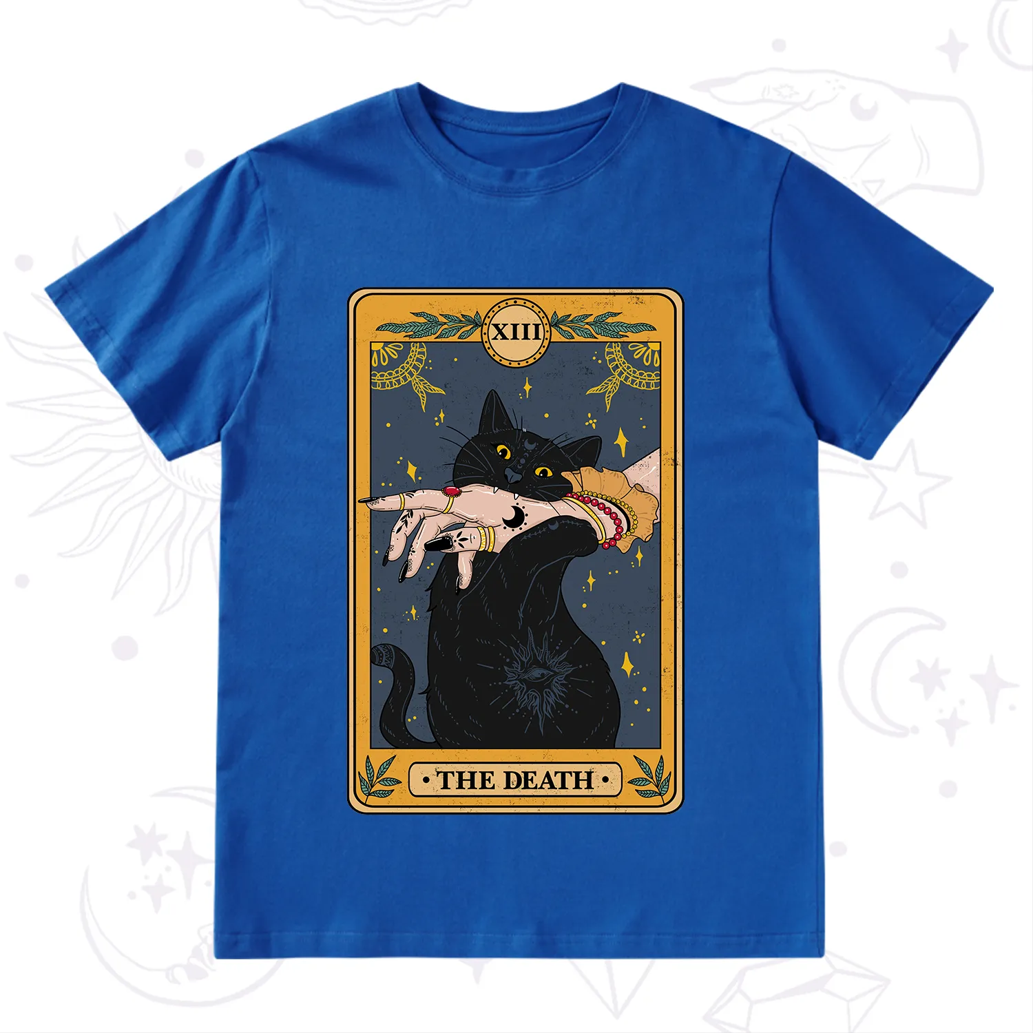 Purplehecate The Death Card Tarot Cat T-Shirt