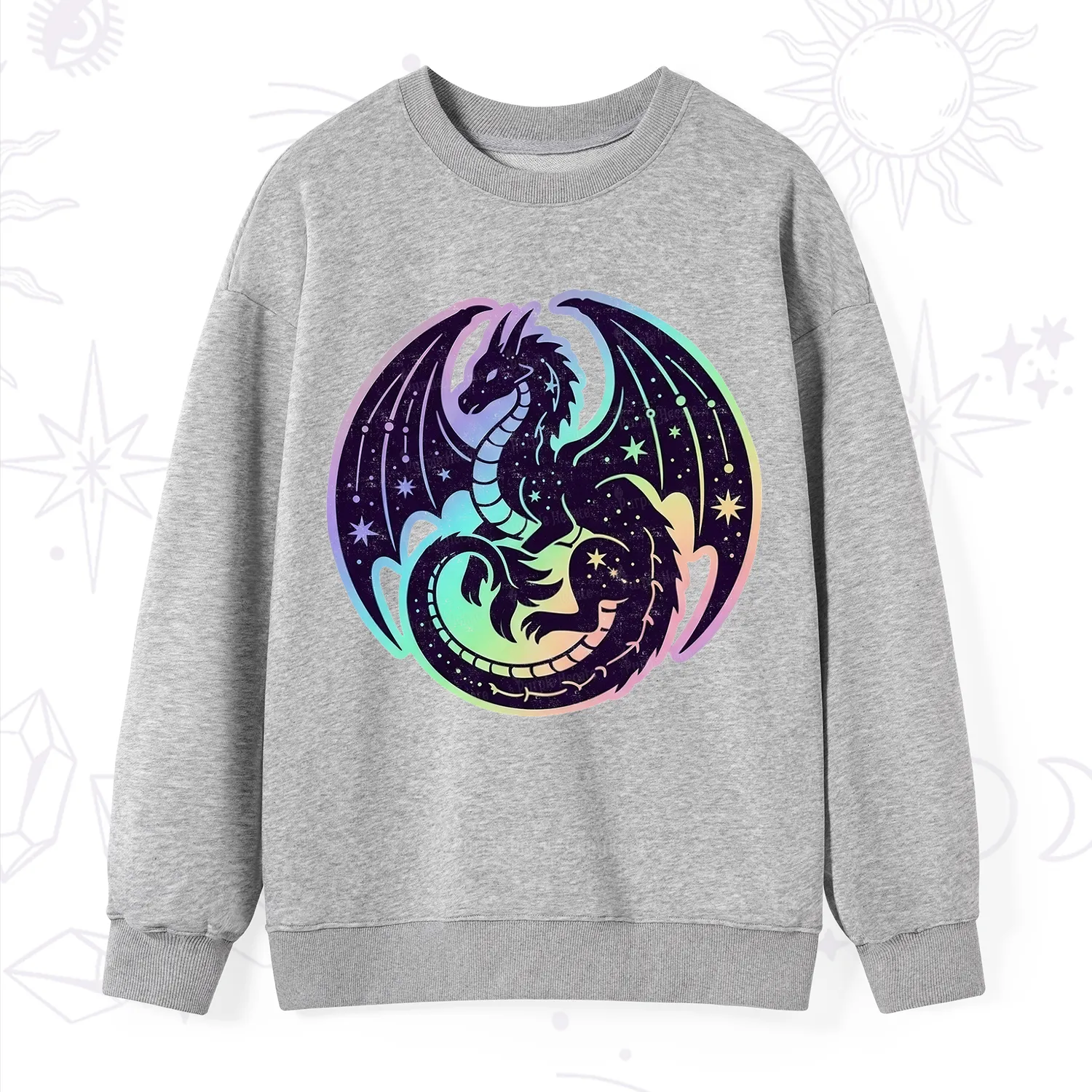 Purplehecate Cosmic Dragon Sweatshirt
