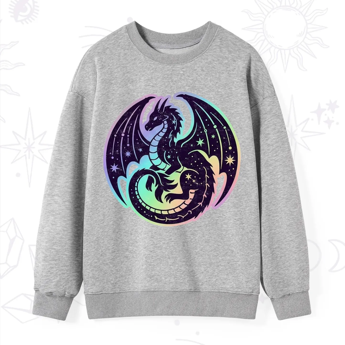 Purplehecate Cosmic Dragon Sweatshirt