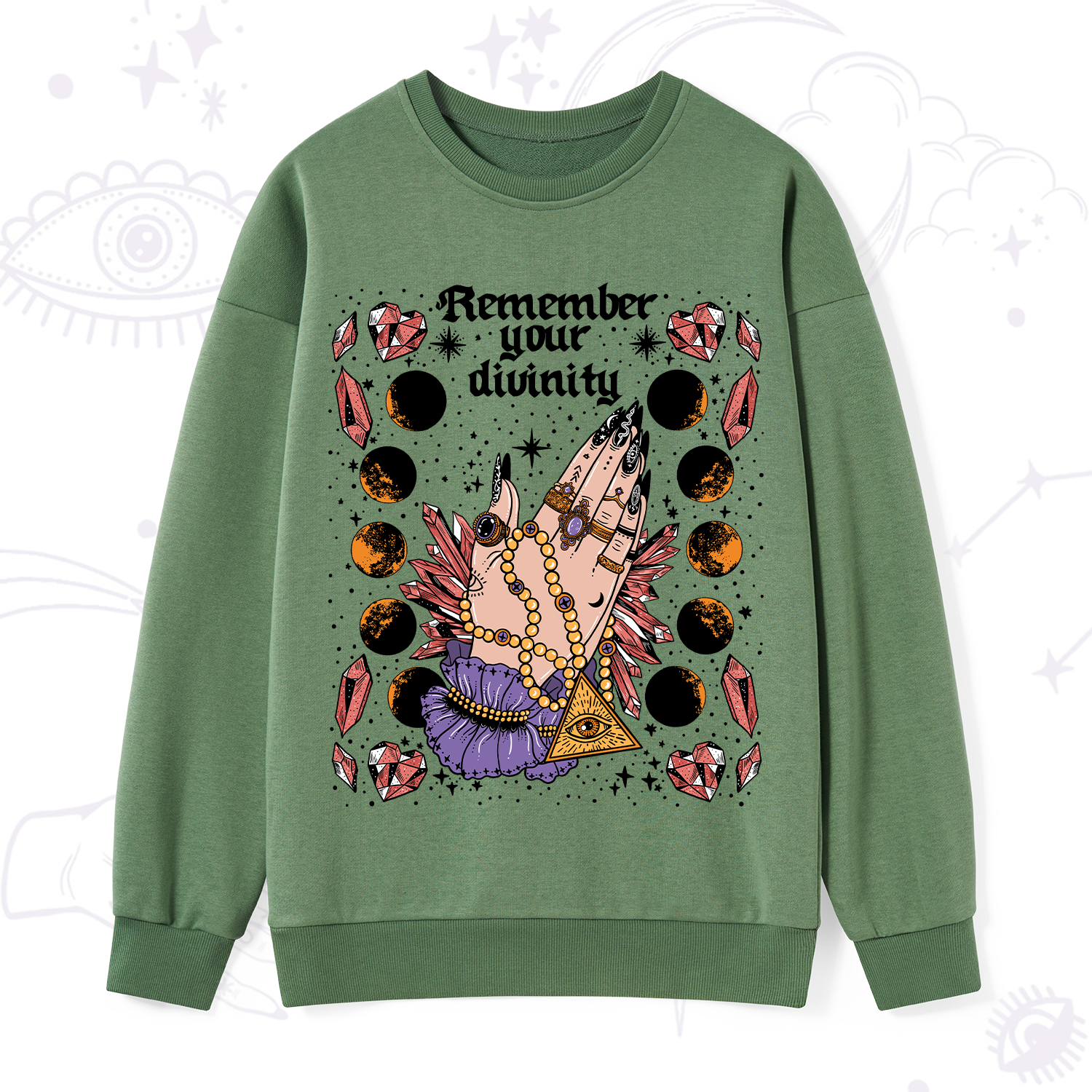 Purplehecate Remember Your Divinity Sweatshirt