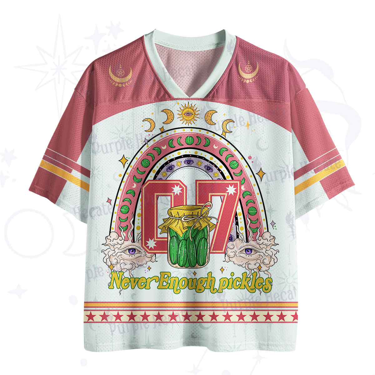 Purplehecate Never Enough Pickles Mesh Jersey