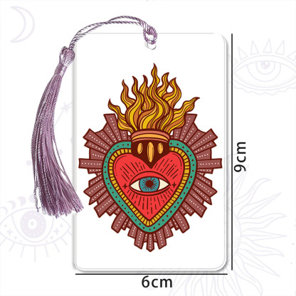 Purplehecate Sacred Heart Bookmark