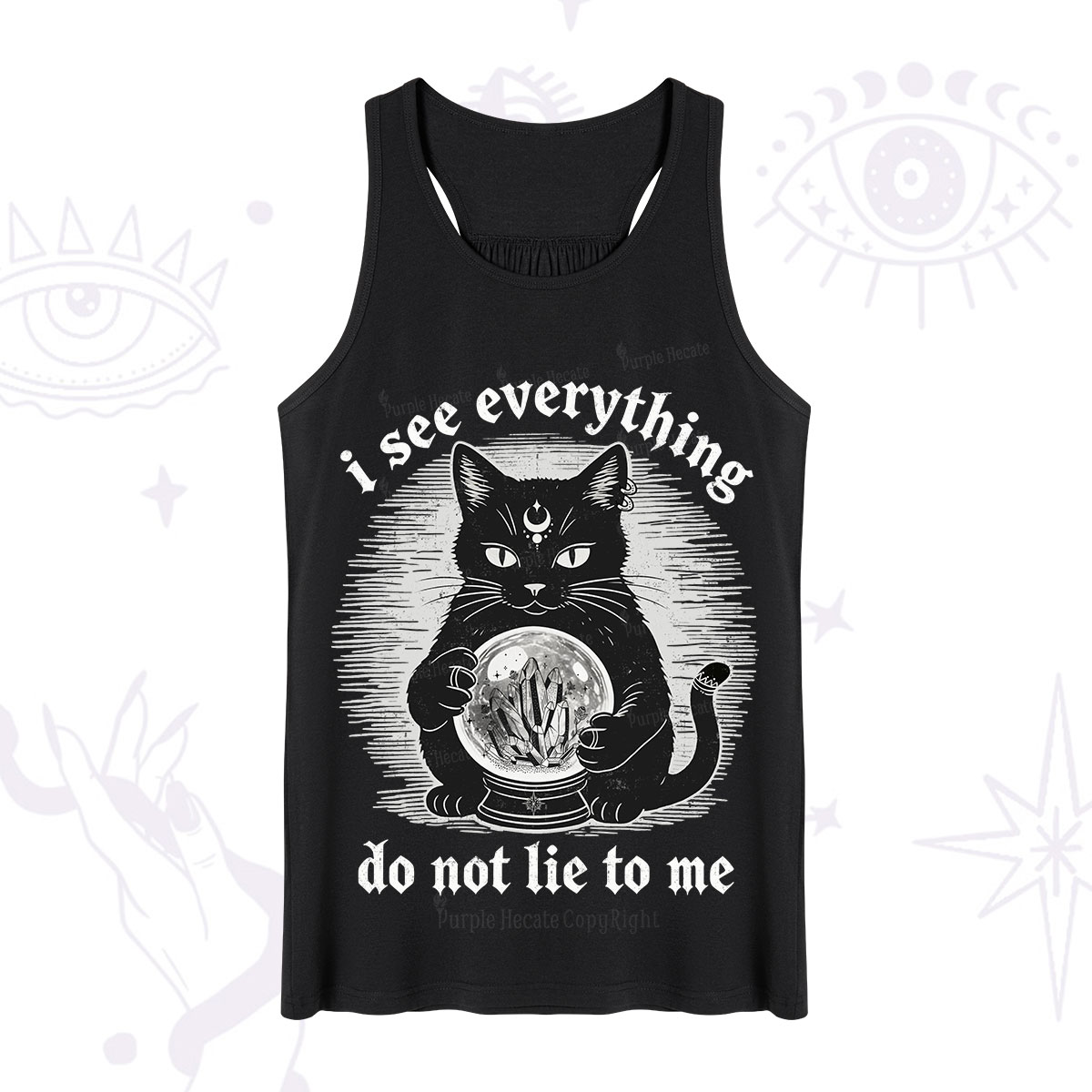 Purplehecate All Seeing Cat Tank