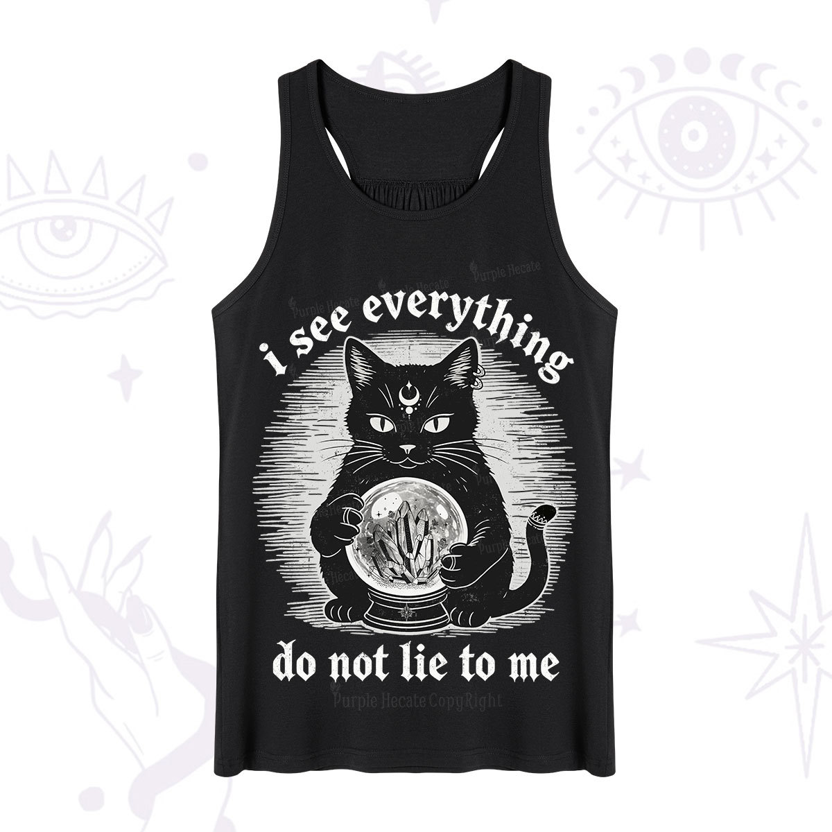 Purplehecate All Seeing Cat Tank