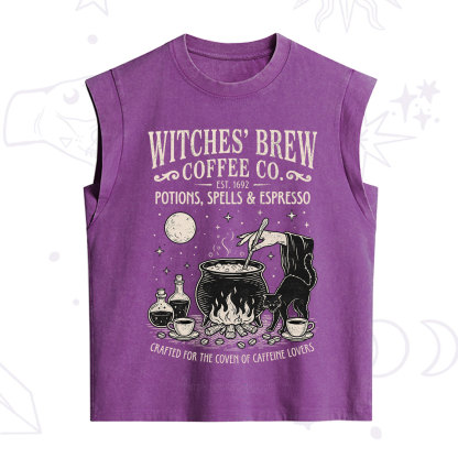 Purplehecate Witches' Brew Coffee Club Vintage Washed Tank