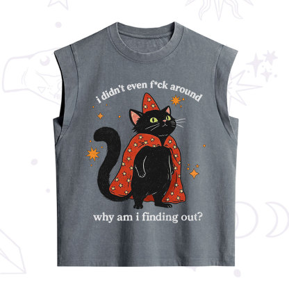 Purplehecate I Didn't Even F*ck Around Vintage Washed Tank