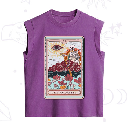 Purplehecate The Audacity Tarot Card Vintage Washed Tank
