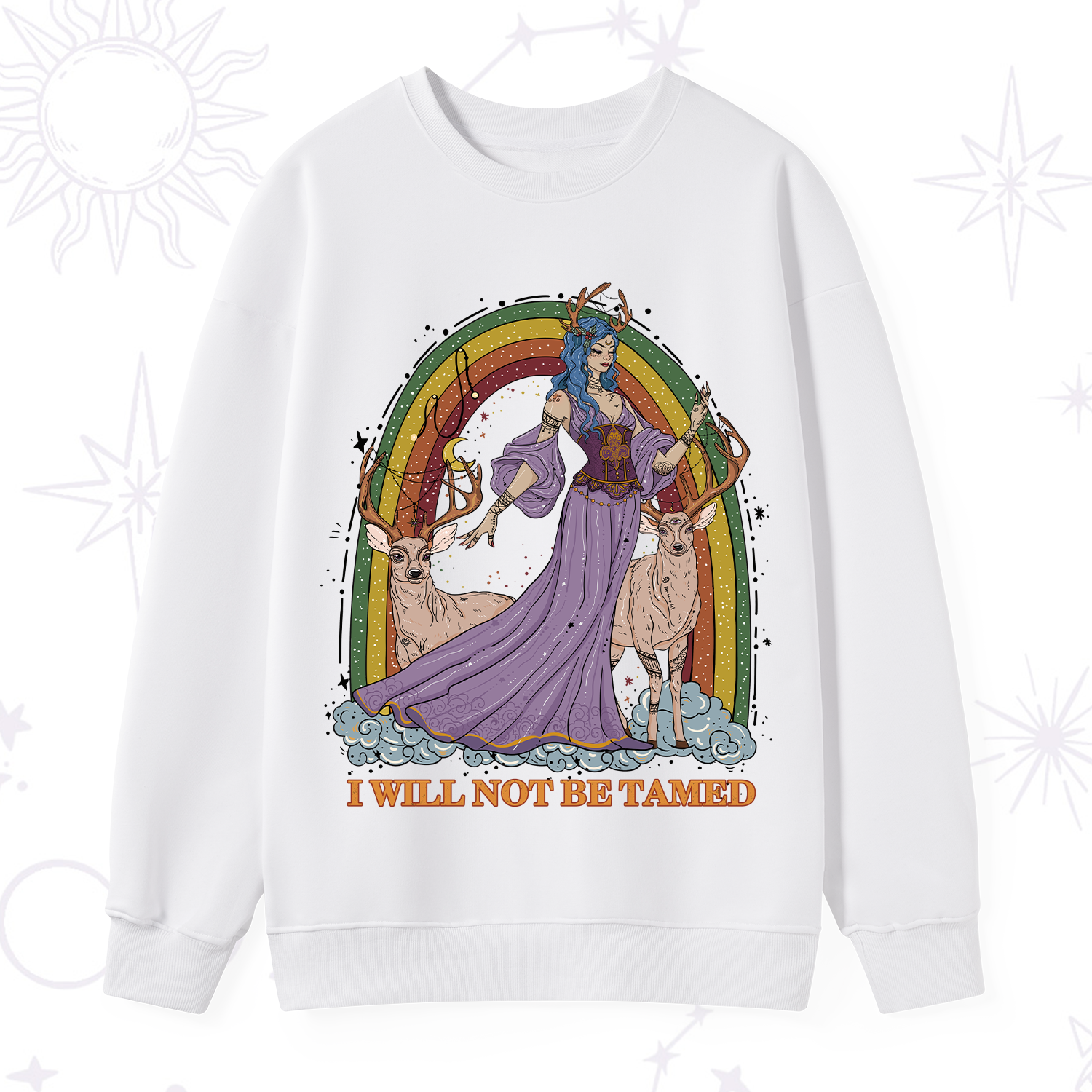 Purplehecate I Will No Be Tamed Sweatshirt