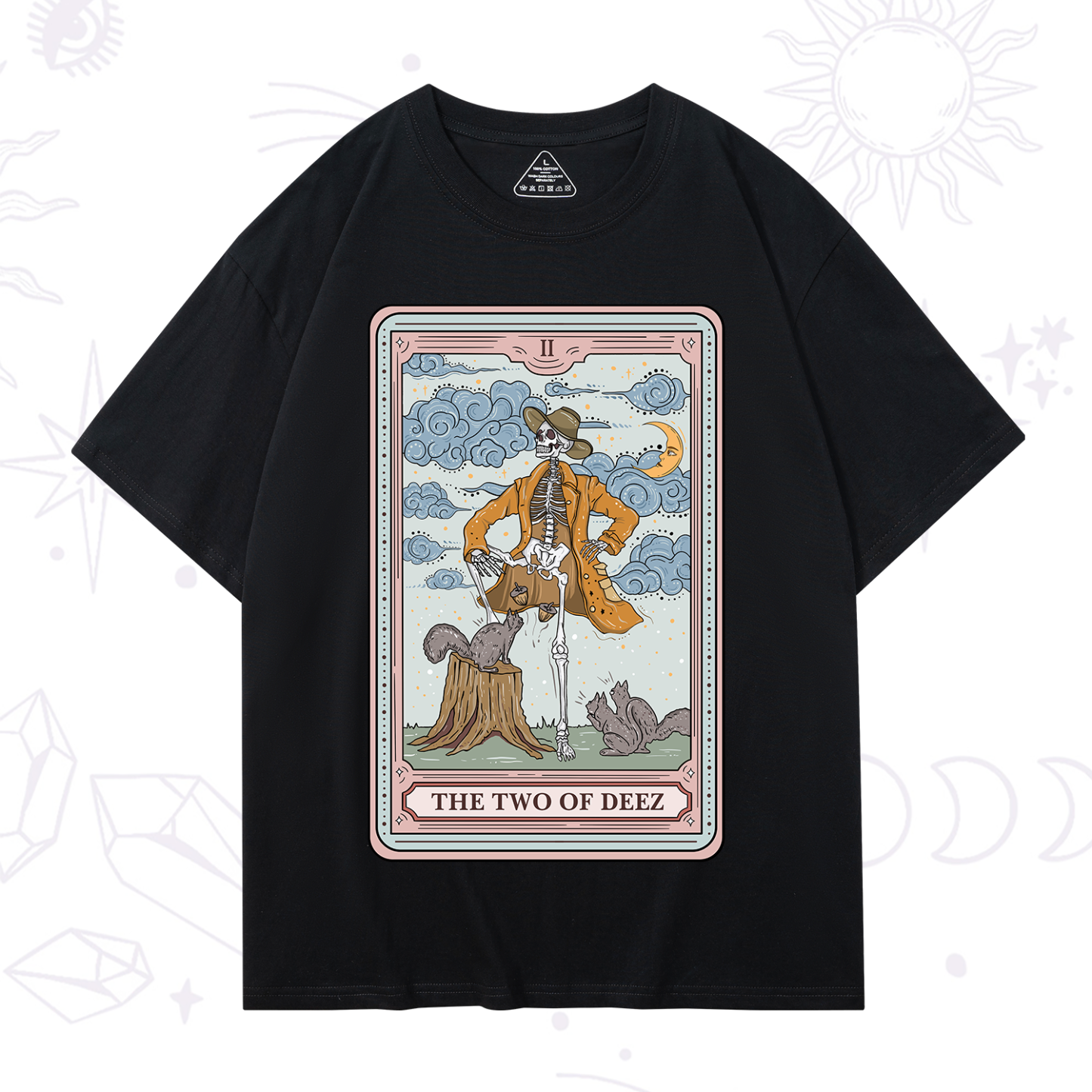 Magic Purplehecate The Two Of Deez Tarot T-Shirt