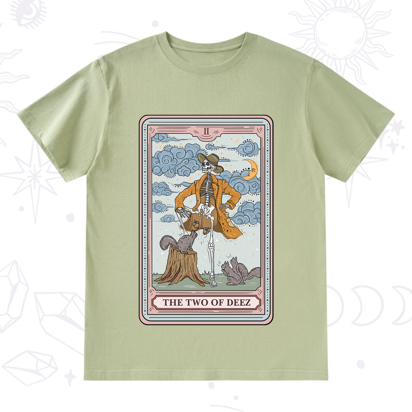 Purplehecate The Two Of Deez Tarot T-Shirt