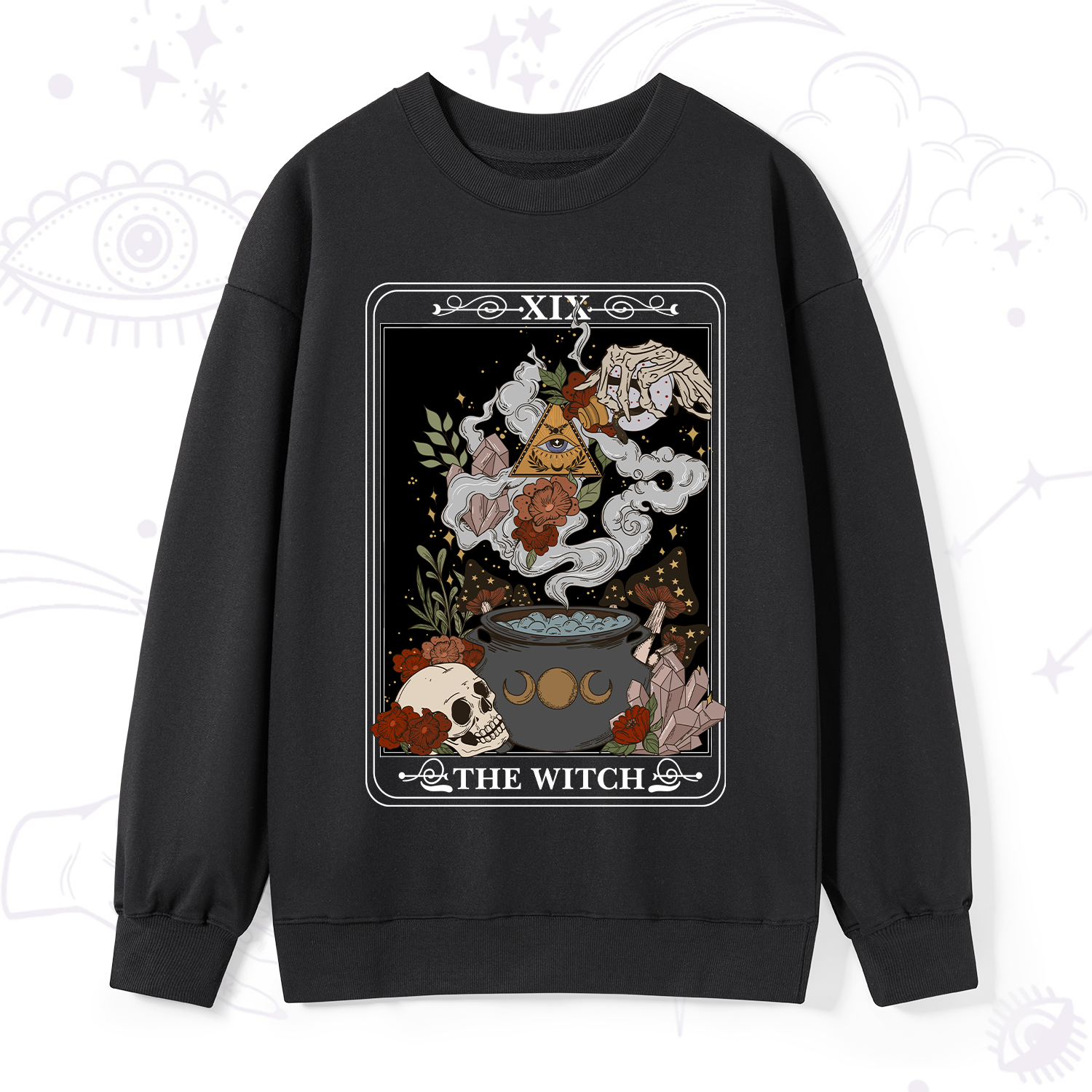 Purplehecate The Witch Tarot Sweatshirt