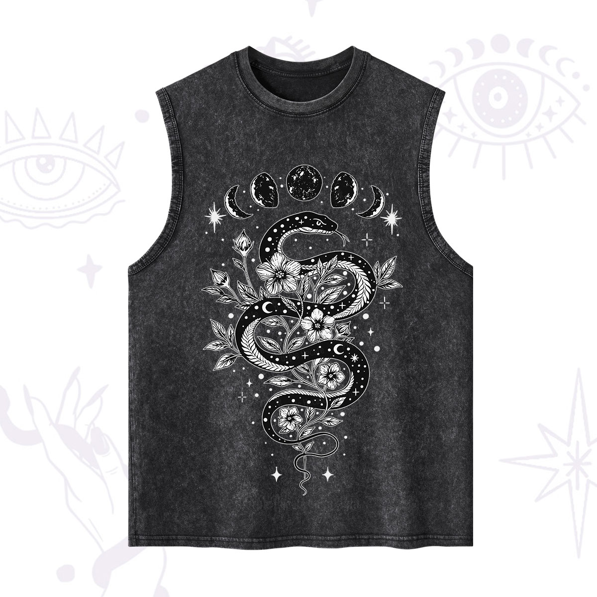 Purplehecate Serpent Spell Washed Tank