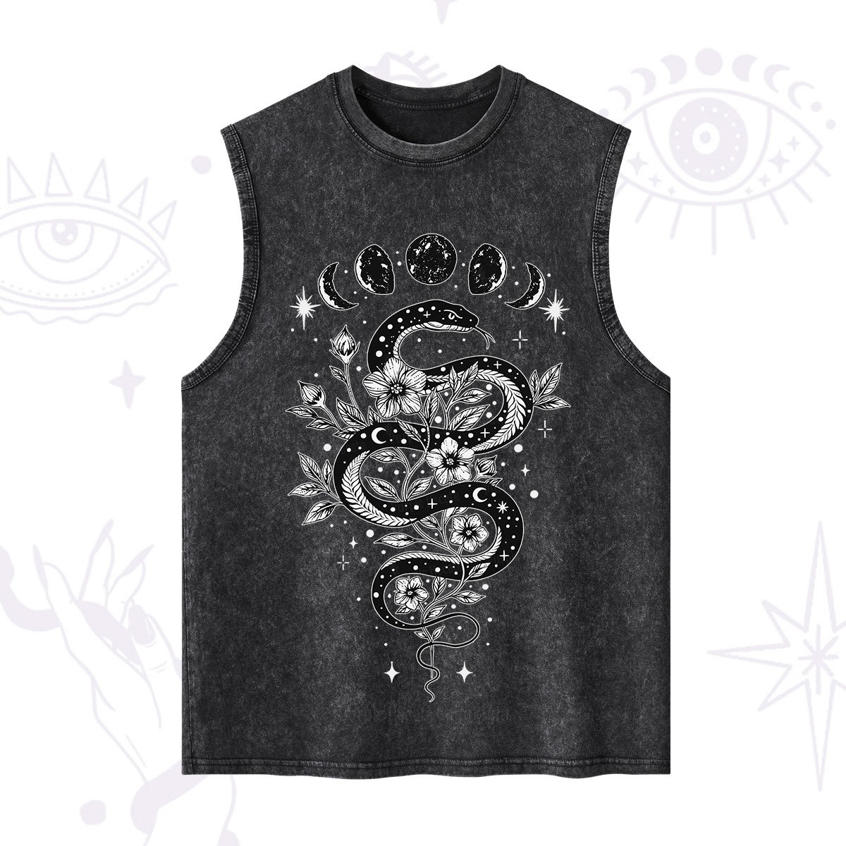 Purplehecate Serpent Spell Washed Tank