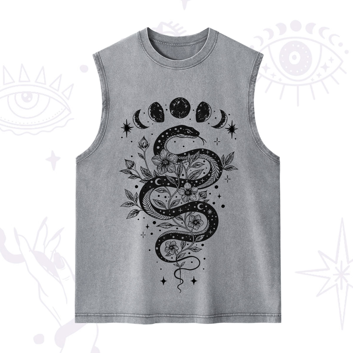 Purplehecate Serpent Spell Washed Tank