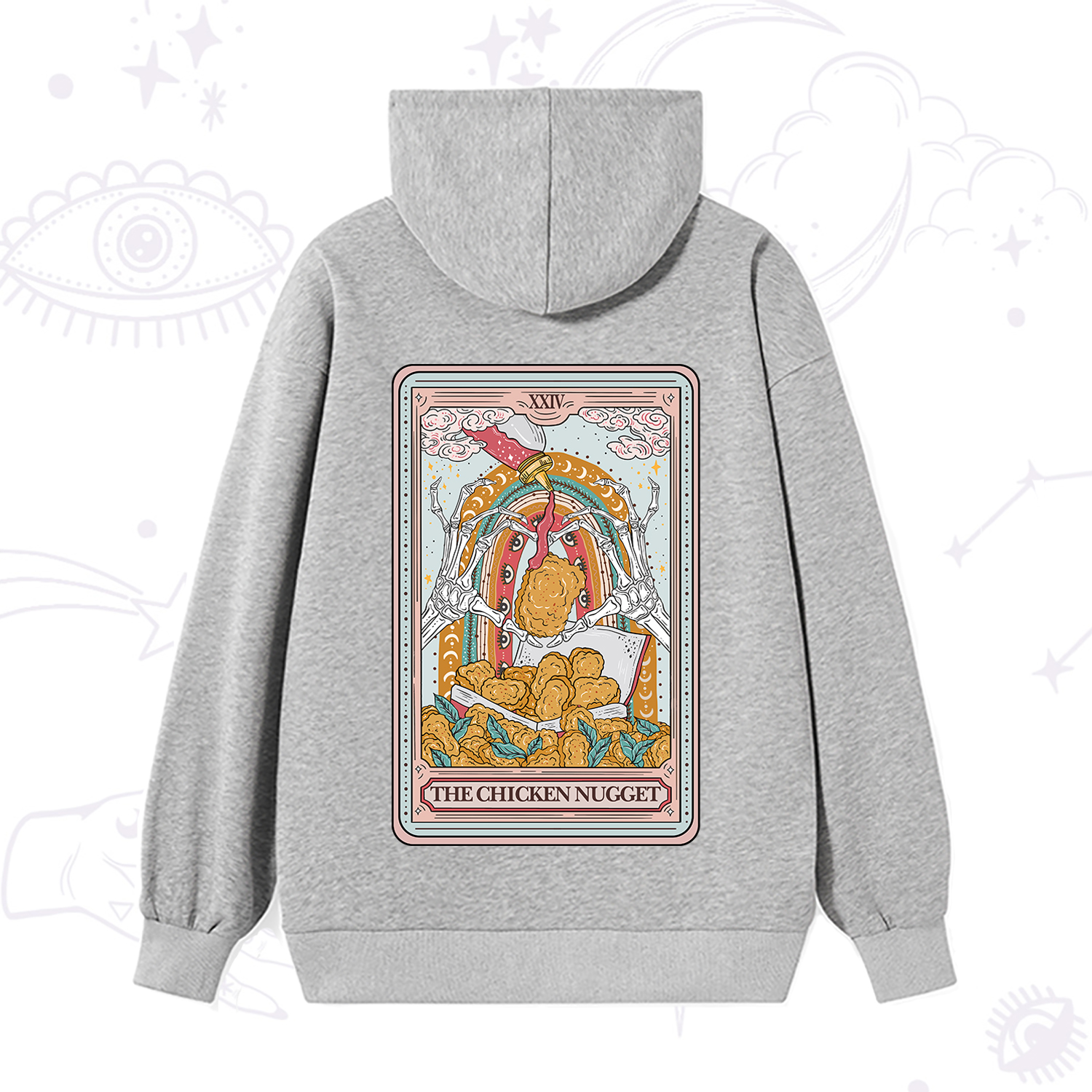 Purplehecate The Chicken Nugget Tarot Hoodie