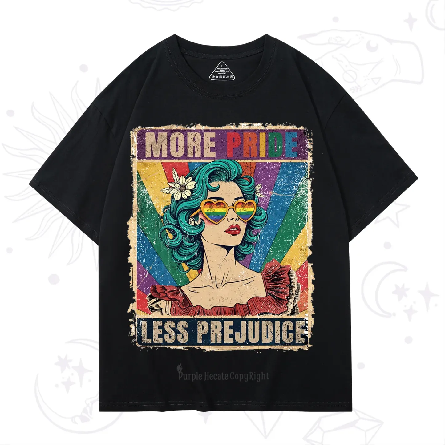 Purplehecate More Pride Less Prejudice T-Shirt