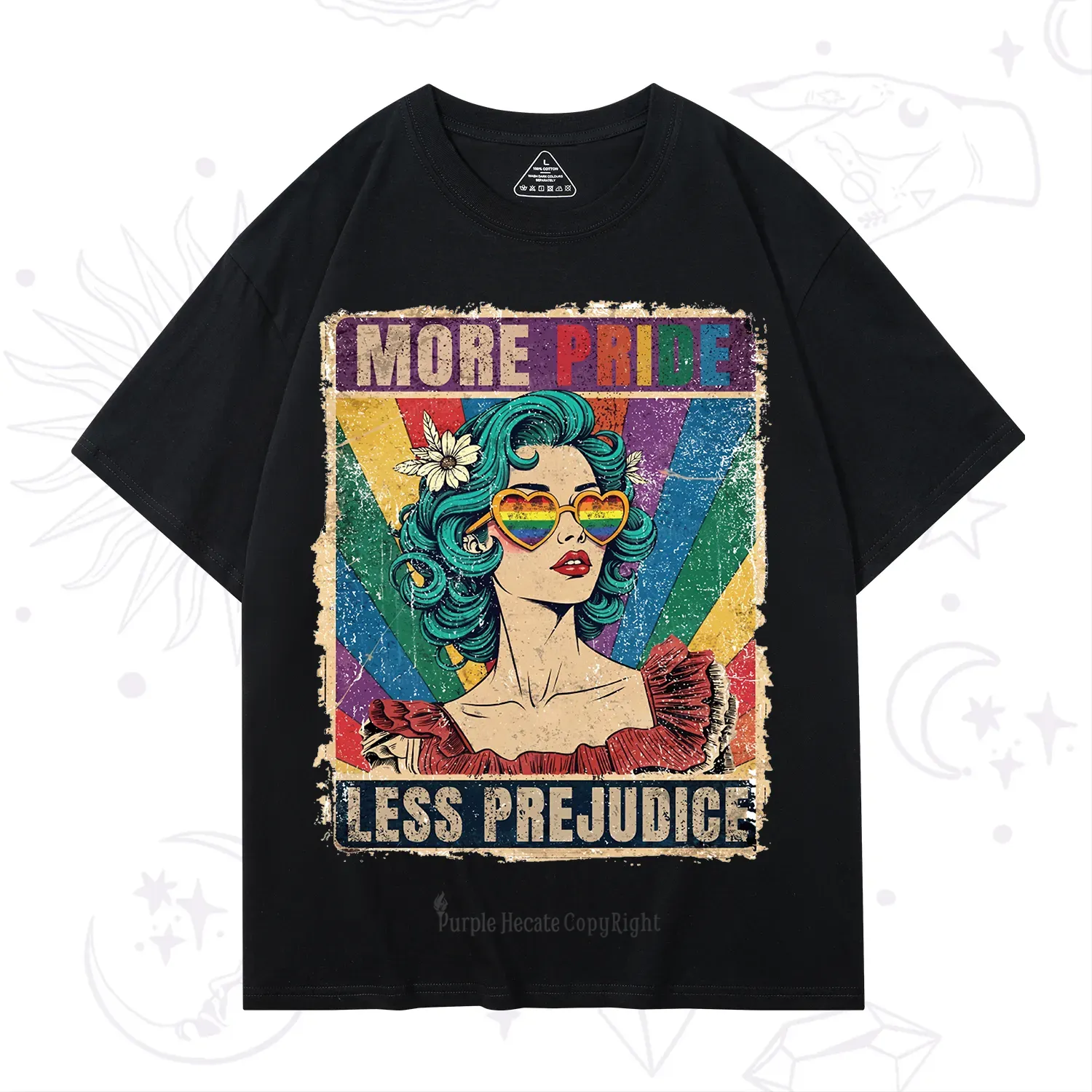 Purplehecate More Pride Less Prejudice T-Shirt