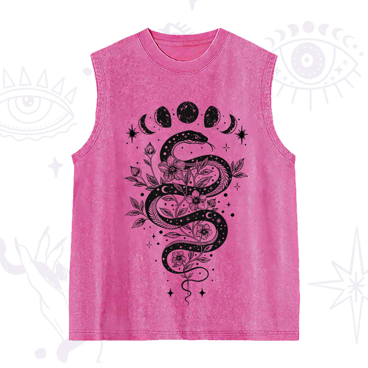 Purplehecate Serpent Spell Washed Tank