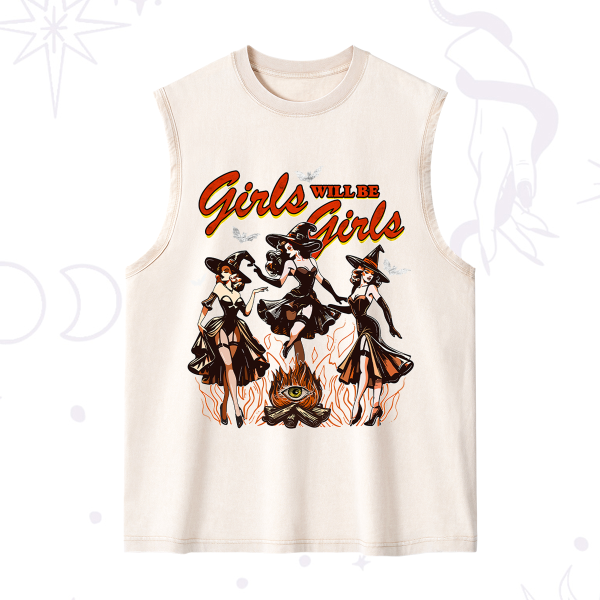 Purplehecate Girls Will Be Girls Washed Tank