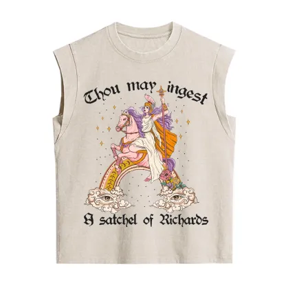 Purplehecate Thou may ingest a satchel of Richards Vintage Washed Tank