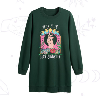 [Copy]Purplehecate My Back Hurts But I'm Being Really Brave About It Sweatshirt Dress