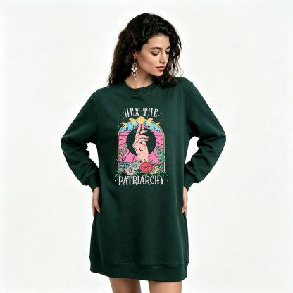 [Copy]Purplehecate My Back Hurts But I'm Being Really Brave About It Sweatshirt Dress