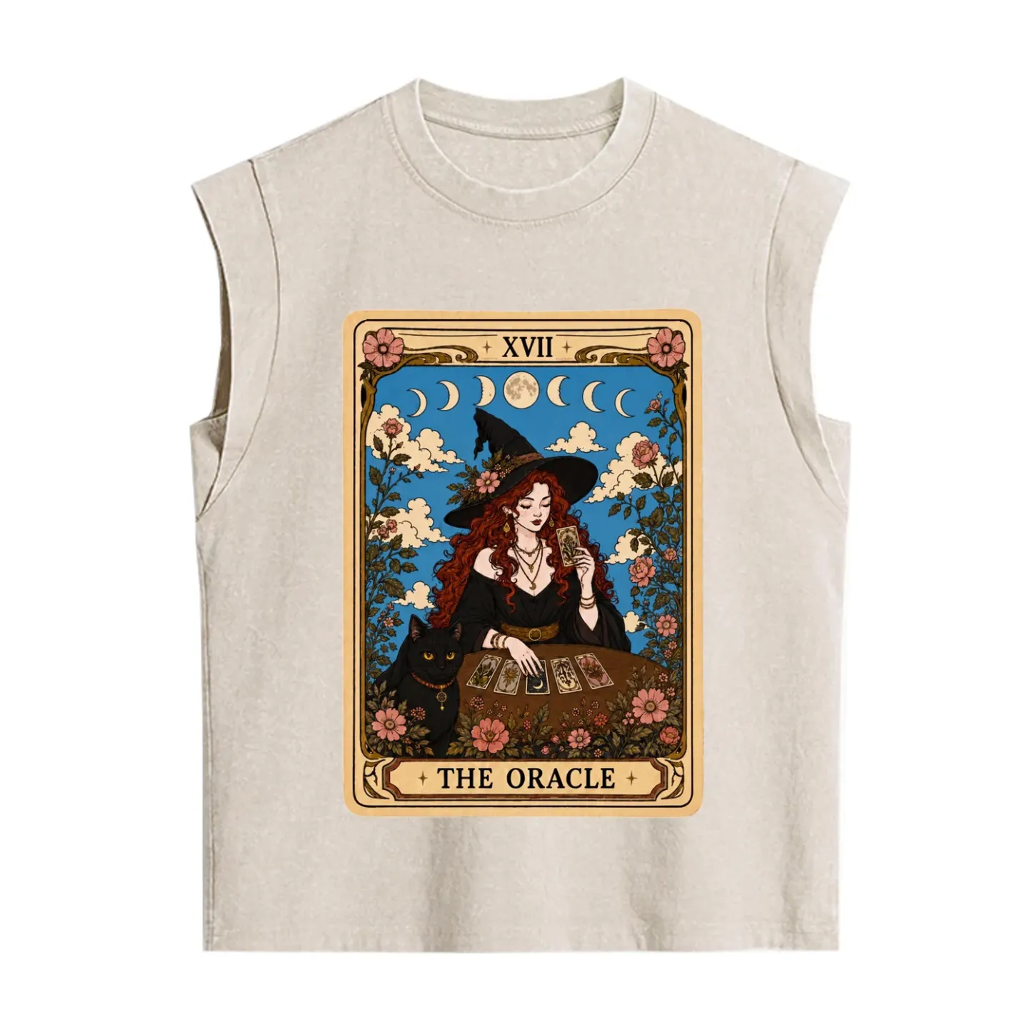 Purplehecate The Oracle Witch Tarot Vintage Washed Tank