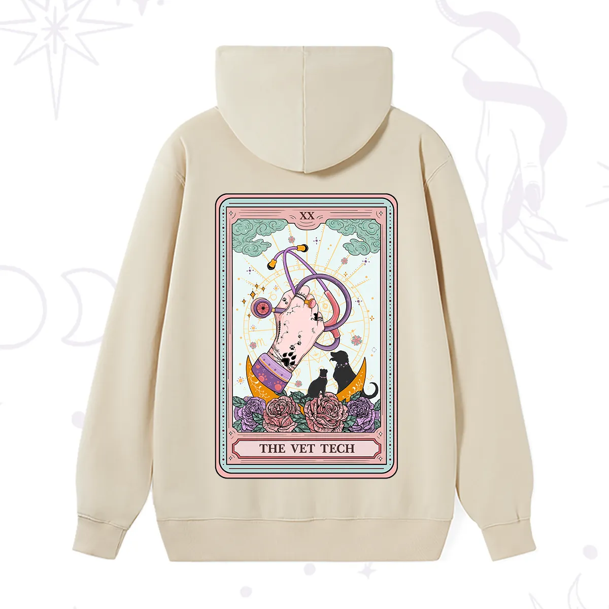 Purplehecate The Vet Tech Tarot Hoodie
