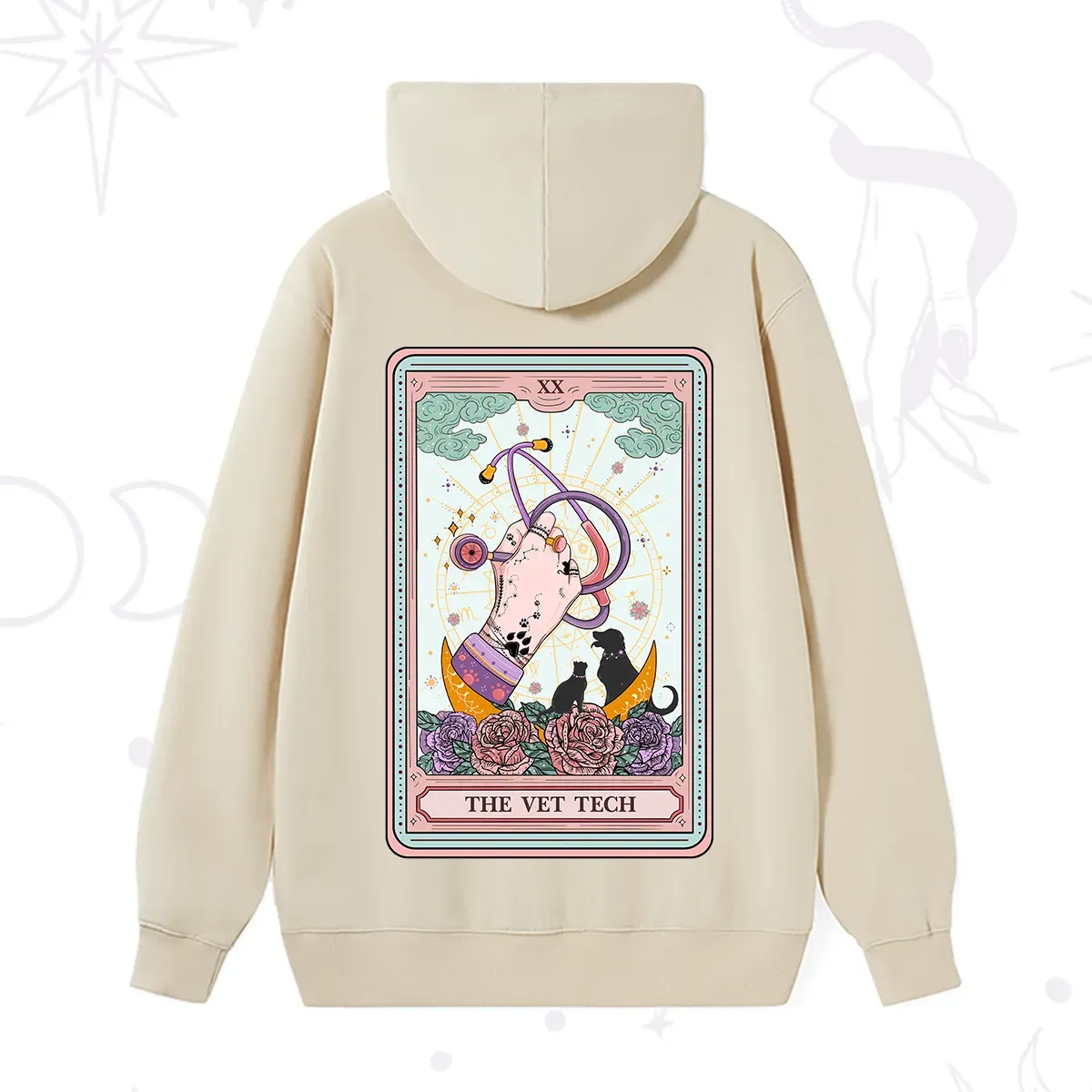 Purplehecate The Vet Tech Tarot Hoodie
