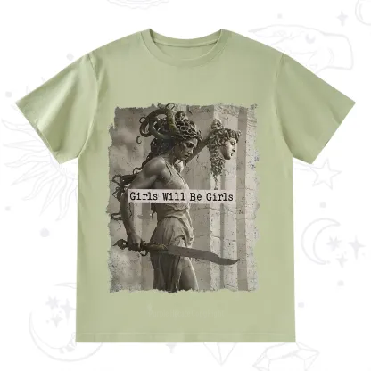 Purplehecate Medusa Girls Will Be Girls T-Shirt