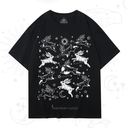 Purplehecate Bunnies in Space T-Shirt