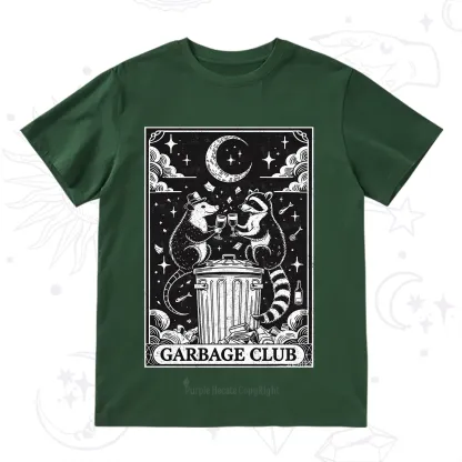 Purplehecate The Garbage Club Tarot Raccoon Party T-Shirt