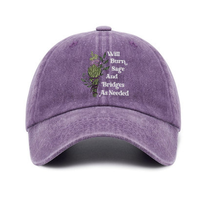 Purplehecate Will Burn Sage and Bridges Baseball Cap