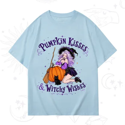 Purplehecate Pumpkin Kisses & Witchy Wishes T-Shirt