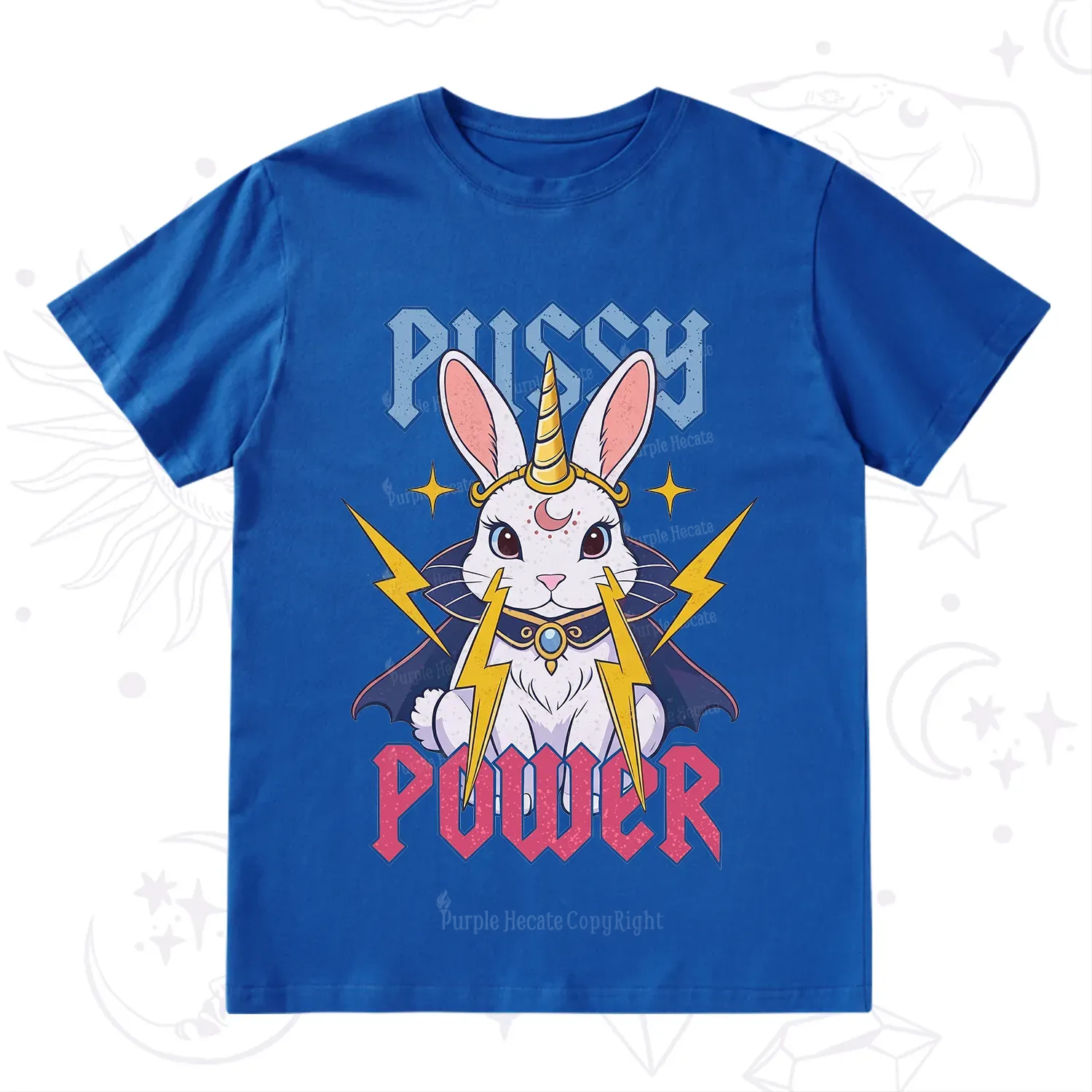 Purplehecate Pussy Power Magic Bunny T-Shirt