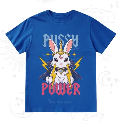 Purplehecate Pussy Power Magic Bunny T-Shirt