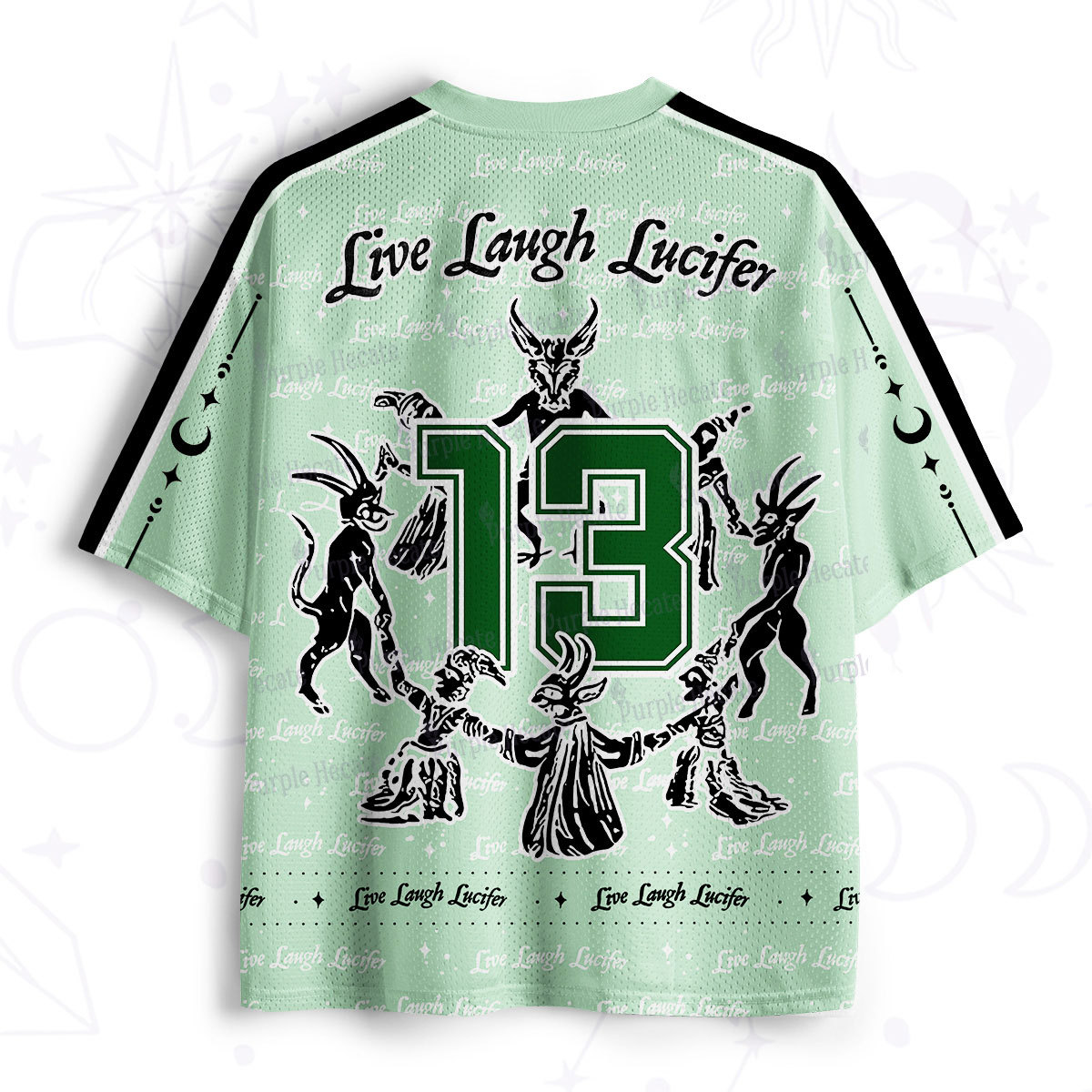 Purplehecate Live Laugh Lucifer Mesh Jersey