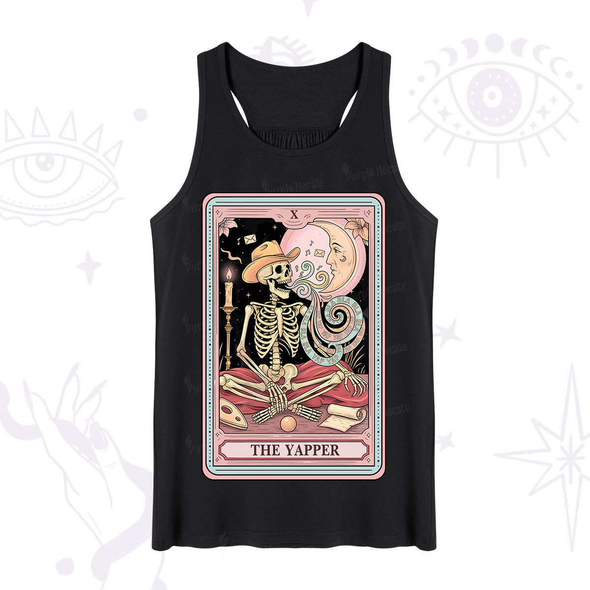 Purplehecate The Skeleton Yapper Tarot Tank