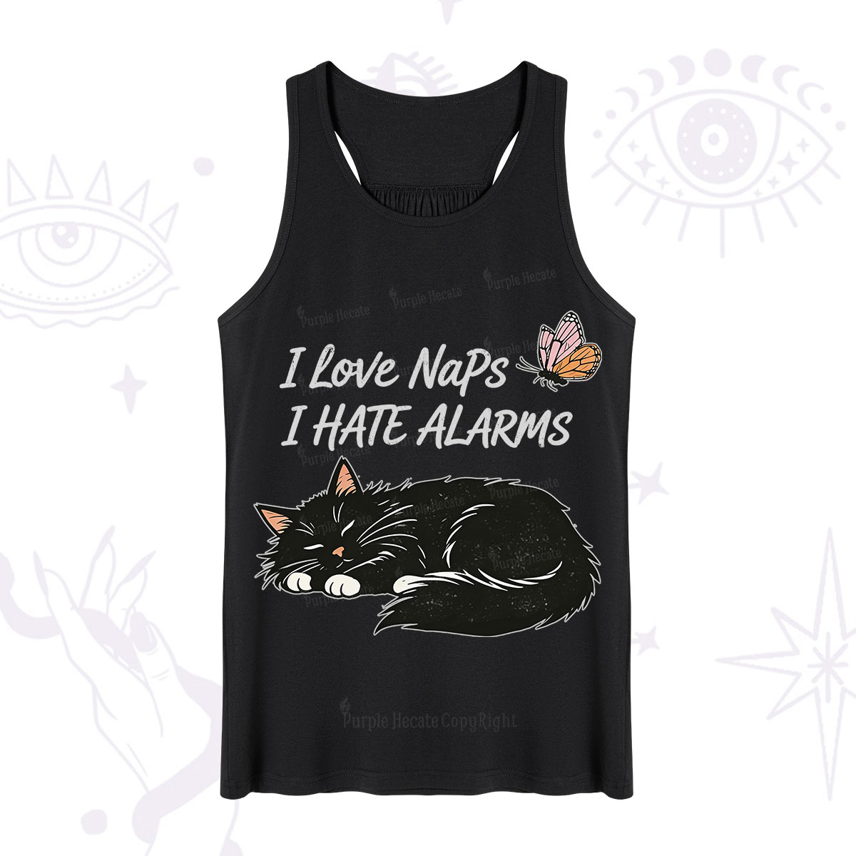 Purplehecate I Love Naps I Hate Alarms Tank