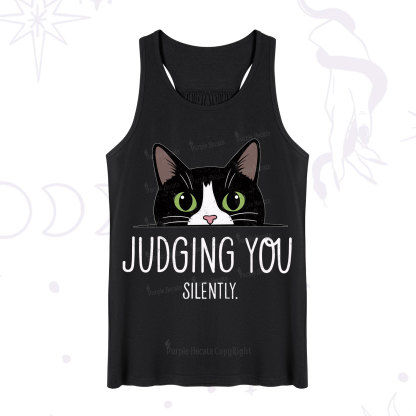 Purplehecate Cute Cat Judging You Silently Tank