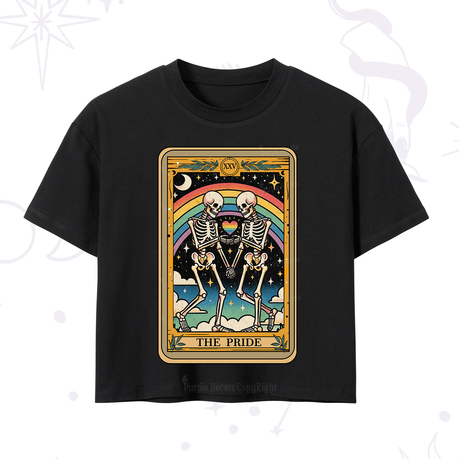 Purplehecate The Pride Tarot Crop T-Shirt