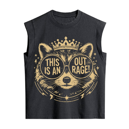 Purplehecate Royal Raccoon Rage Vintage Washed Tank