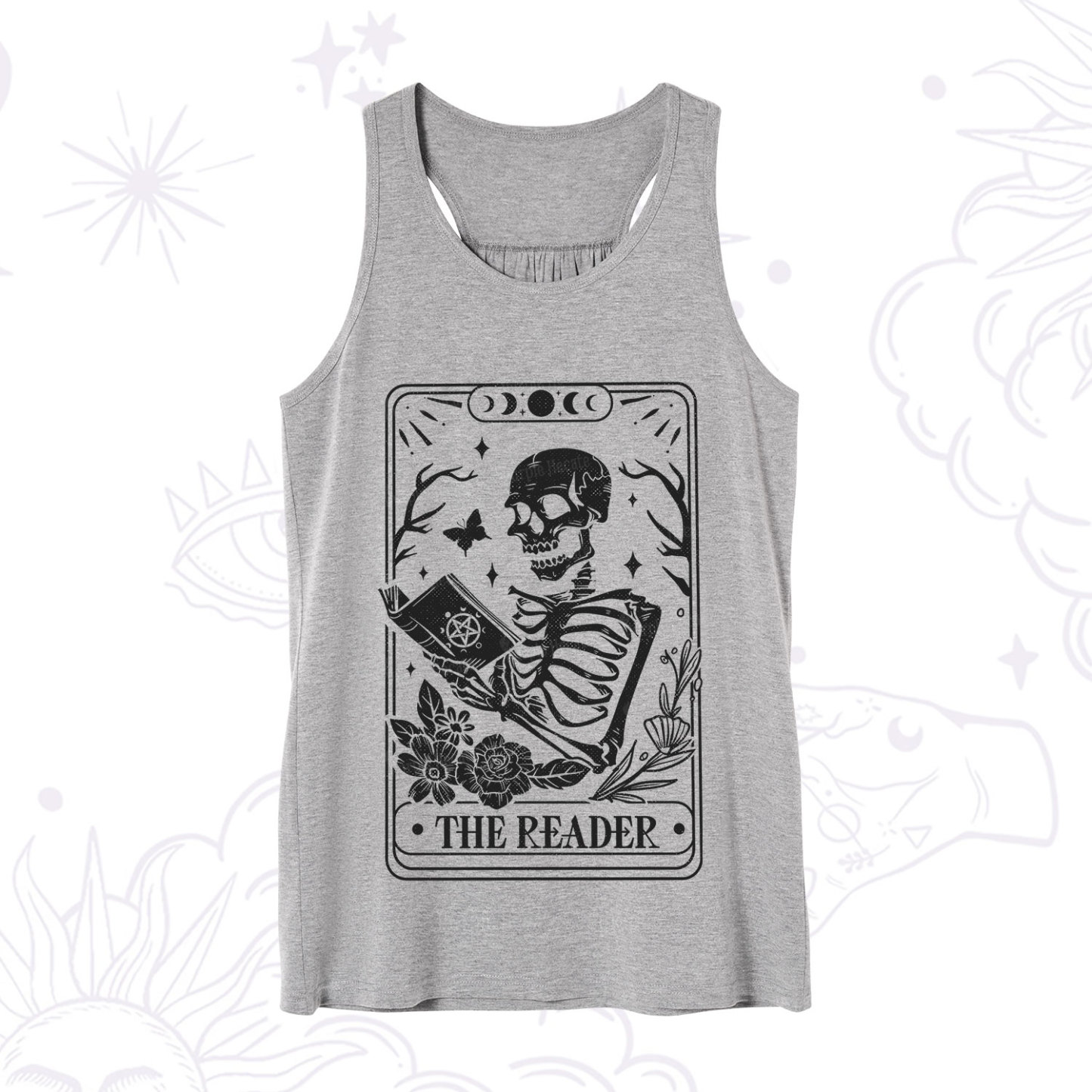 Purplehecate The Reader Tarot Card Tank