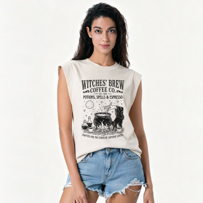 Purplehecate Witches' Brew Coffee Club Vintage Washed Tank