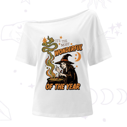 Purplehecate Is The Most Wonderful Time Halloween One Shoulder T-Shirt