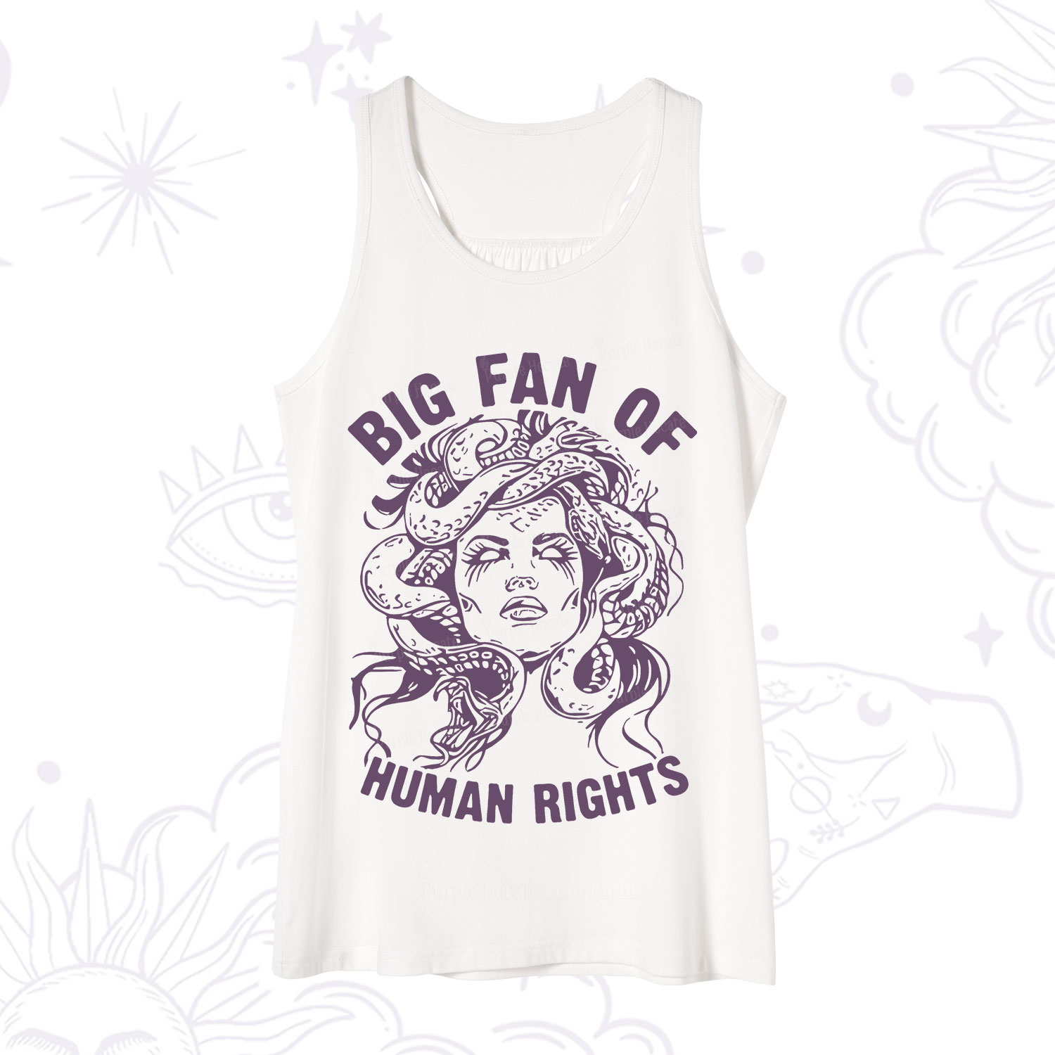 Purplehecate Big Fan of Human Rights Tank