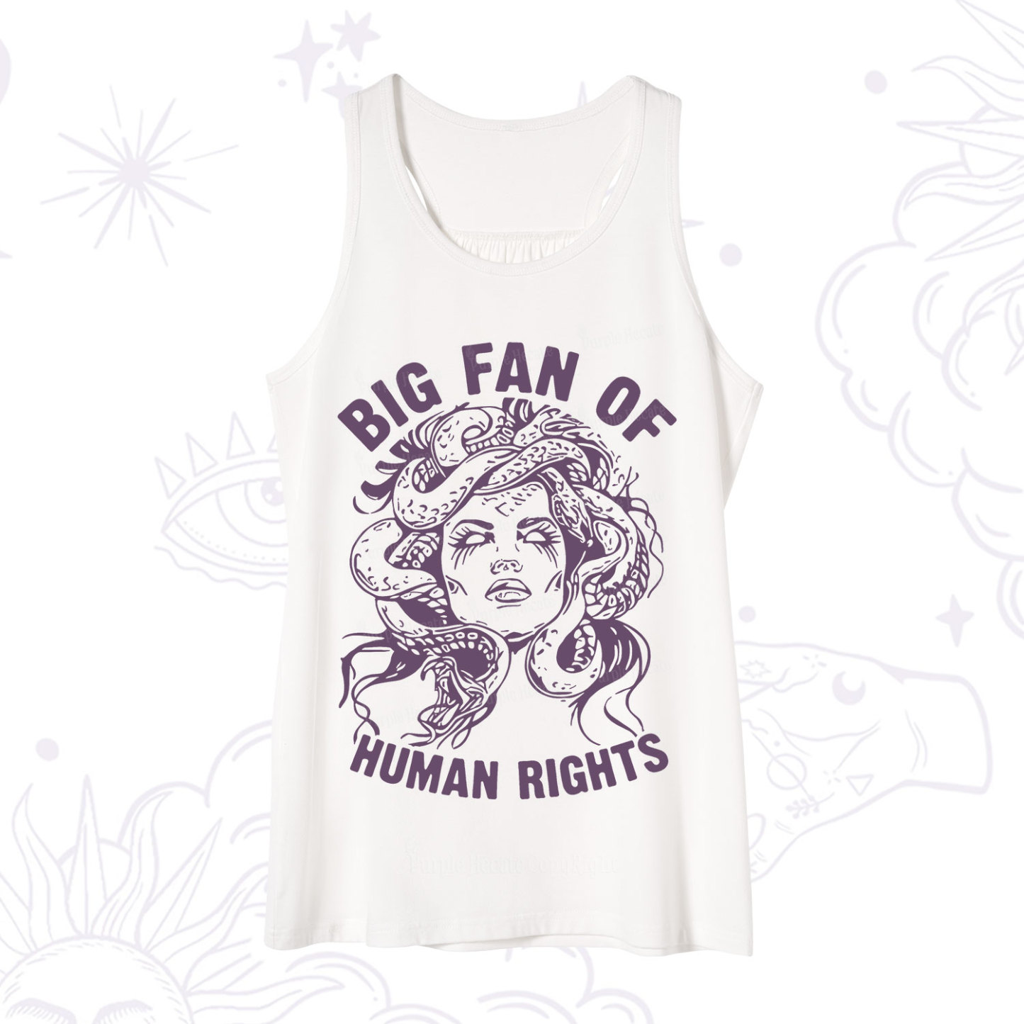 Purplehecate Big Fan of Human Rights Tank